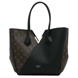 Louis Vuitton-Braune Louis Vuitton-Einkaufstasche mit Kimono-MM-Monogramm-Braun