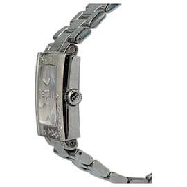 Dior-Relógio Riva em aço inoxidável prata Dior quartzo-Prata