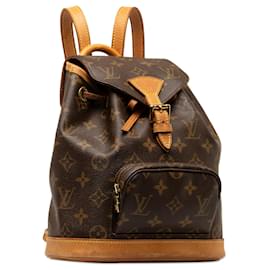 Louis Vuitton-Zaino Louis Vuitton Monogram Montsouris MM marrone-Marrone