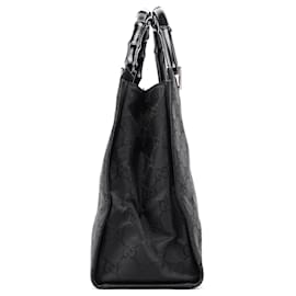 Gucci-GUCCI Totes Pano Bambu Preto-Preto