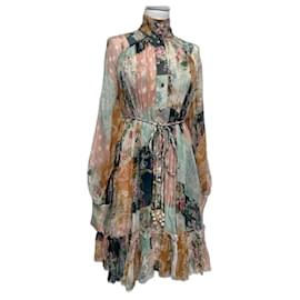 Zimmermann-Vestidos-Multicolor