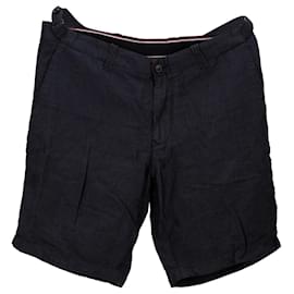 Tommy Hilfiger-Mens Adjustable Waist Shorts-Navy blue