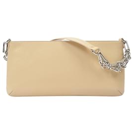 By Far-Holly Bag in Beige Glossy Leather-Beige