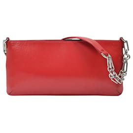 By Far-Holly Bag in Red Glossy Leather-Red