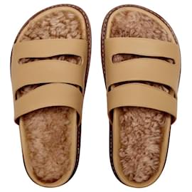 Rejina Pyo-Sandalias Maggie en piel lisa color beige-Beige