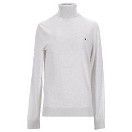 Tommy Hilfiger Rollkragenpullover aus Bio-Baumwolle und Seide für Herren in Creme Weiß Roh