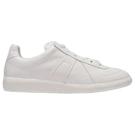 Maison Martin Margiela-Replica Sneakers in White Leather-White