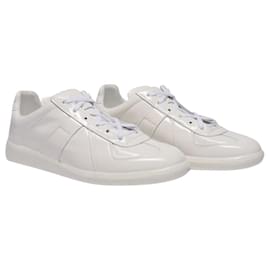 Maison Martin Margiela-Replica Sneakers in White Leather-White
