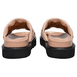 Toga Pulla-Sandals in Pink Leather-Pink