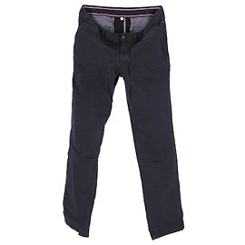 Tommy Hilfiger Chino da uomo in raso Mercer Th Flex Blu