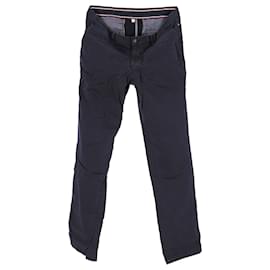 Tommy Hilfiger-Chino da uomo in raso Mercer Th Flex-Blu