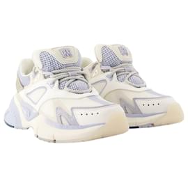 Amiri-Sneakers Ma Runner - Amiri - Pelle - Grigio Blu-Grigio