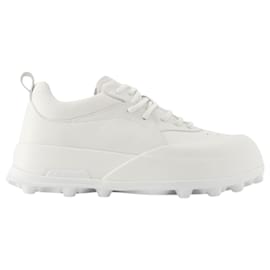 Jil Sander-Zapatillas - Jil Sander - Piel - Blanco Porcelana-Blanco