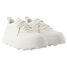 Jil Sander-Sneakers - Jil Sander - Pelle - Porcellana Bianca-Bianco