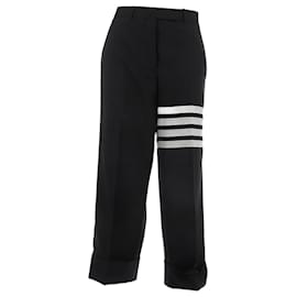 Thom Browne-THOM BROWNE Pantaloni T.fr 40 WOOL-Blu navy