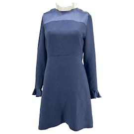 Sandro-SANDRO  Dresses T.fr 40 polyester-Blue