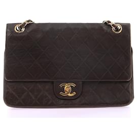 Chanel-CHANEL Borse T.  Leather-Marrone