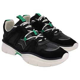 Isabel Marant-Isabel Marant Kindsay Sneakers in Black Leather-Black