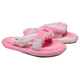 Maison Martin Margiela-Slippers in Pink Terry Cloth-Pink