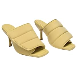 Autre Marque-GIA 4 M090 Butter Yellow Sandals-Brown