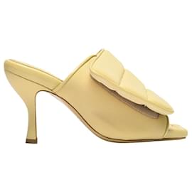 Autre Marque-GIA 4 M090 Butter Yellow Sandals-Brown