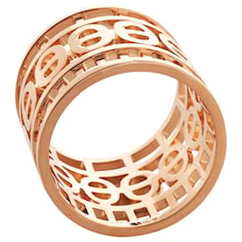 Hermès-Hermès Chaine D'Ancre Ring in 18k Rose Gold-Metallic