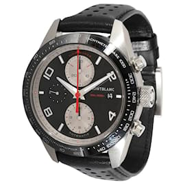 Montblanc-Montblanc Timewalker 119941  7503 Relógio masculino em aço inoxidável/cerâmica-Prata,Metálico