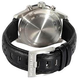 Montblanc-Montblanc Timewalker 119941  7503 Men's Watch In  Stainless Steel/ceramic-Silvery,Metallic
