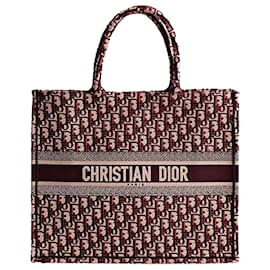 Dior-Christian Dior Oblique Tote Book Grand sac-Autre