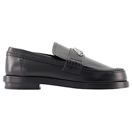 Alexander Mcqueen-Mocasines Seal - Alexander McQueen - Piel - Negro/Argenté-Negro