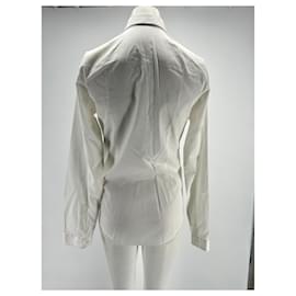 Dior-DIOR Hemden T.EU (tour de cou / Halsband) 37 Baumwolle-Weiß