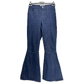 Autre Marque-FETE IMPERIALE  Trousers T.International S Cotton-Blue