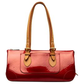 Louis Vuitton-Louis Vuitton monogramma rosso Vernis Rosewood Avenue-Rosso