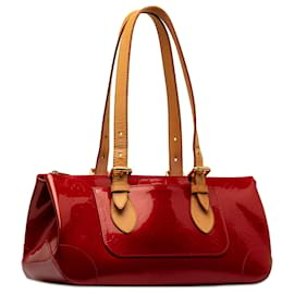 Louis Vuitton-Louis Vuitton monogramma rosso Vernis Rosewood Avenue-Rosso