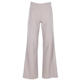 Ralph Lauren-Ralph Lauren Wide-Leg Pants in Beige Wool-Brown,Beige