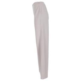 Ralph Lauren-Pantalon large Ralph Lauren en laine beige-Beige