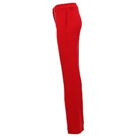 Emilio Pucci-Emilio Pucci Boot-Cut Trousers in Red Viscose-Red