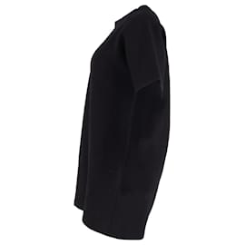 Acne-Acne Studios Short Sleeve Jersey Dress in Black Cotton-Black