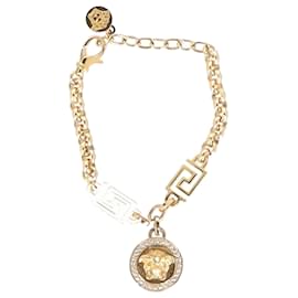 Versace-Bracelet Versace Icon Medusa en métal doré-Doré