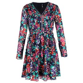Vestido Jason Wu estampado com decote em V em algodão multicolorido Outro Impressão em python