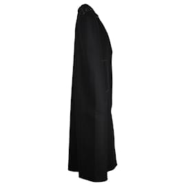 Valentino Garavani-Valentino Garavani Long Cloak in Black Wool-Black