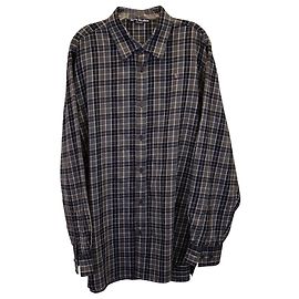 Camicia a quadri Acne Studios in cotone grigio Grigio