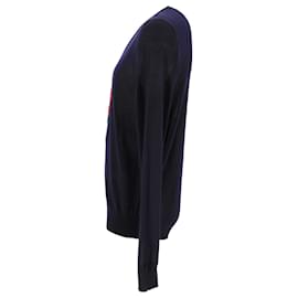 Alexander Mcqueen-Das herausragende Merkmal dieses Pullovers ist der Totenkopfmotiv-Aufdruck auf der Vorderseite-Schwarz