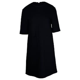 Marni-Vestido estilo camiseta Marni de lana negra-Negro