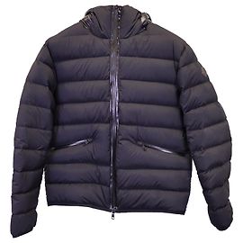 Giubbotto imbottito Moncler Achard in nylon nero Nero