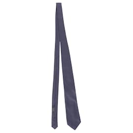 Cravatta Prada in Seta Blu Navy Blu Blu navy