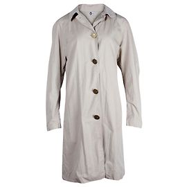 Trench Lanvin in cotone Beige Marrone Beige