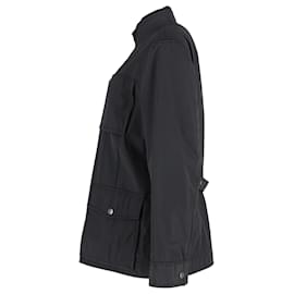 Armani-Armani Collezioni Field Jacket in Black Viscose-Black