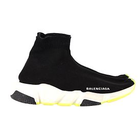 Balenciaga Baskets Speed Knit en Polyester Noir Noir