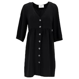 Ba&Sh-Robe boutonnée Ba&Sh en Polyester Noir-Noir